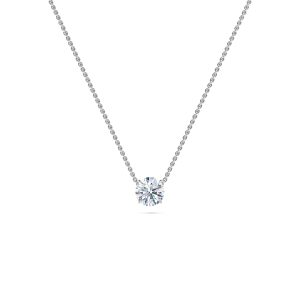 Solitaire Lab-Grown Diamond Necklace